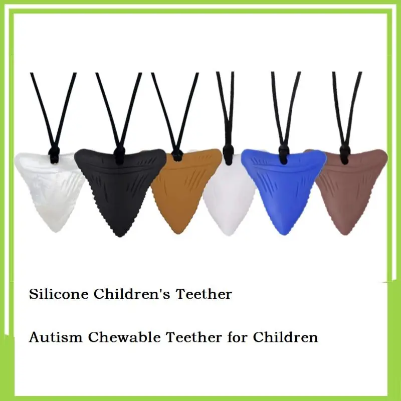1Pc Silicone Shark Pendant Teeth Autism Chew Necklace Teether Children's Toys Autism Silicone Teether Pendant Matching
1Pc Silicone Shark Pendant Teeth Autism Chew Necklace Teether Children's Toys Autism Silicone Teether Pendant Matching
