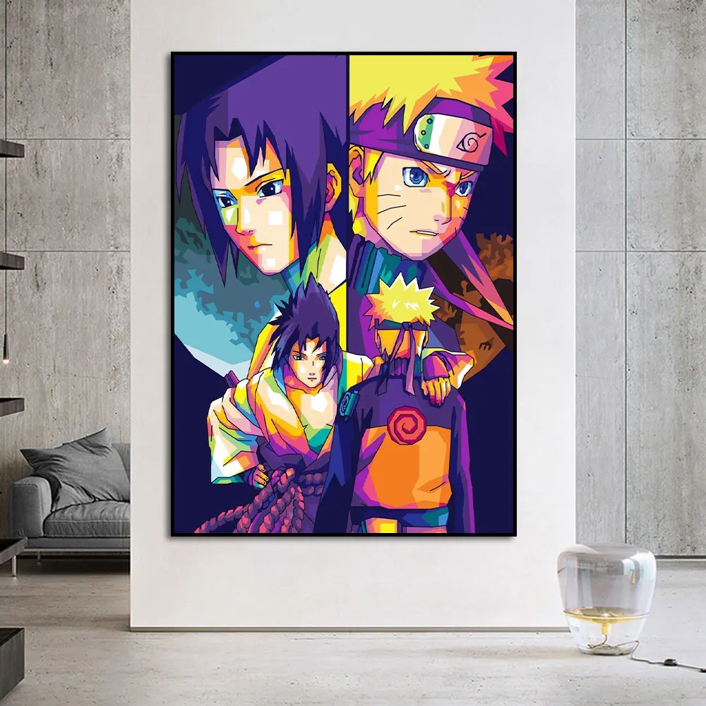 Naruto And Sasuke Uzumaki Pop Art Cartoon Poster Wall Art Decoration Canvas Painting Cuadros Mural Home Kids Room Decor
Naruto And Sasuke Uzumaki Pop Art Cartoon Poster Wall Art Decoration Canvas Painting Cuadros Mural Home Kids Room Decor