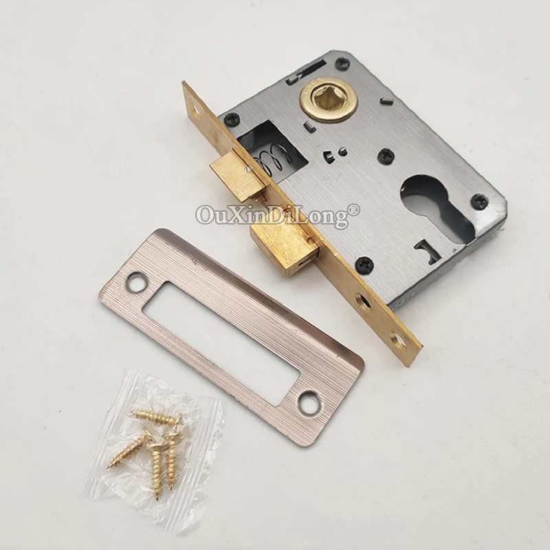 Brand New 10PCS European Mortise Door Lock body Small 50 Copper Security Anti-theft Door Lock Repair Parts
Brand New 10PCS European Mortise Door Lock body Small 50 Copper Security Anti-theft Door Lock Repair Parts