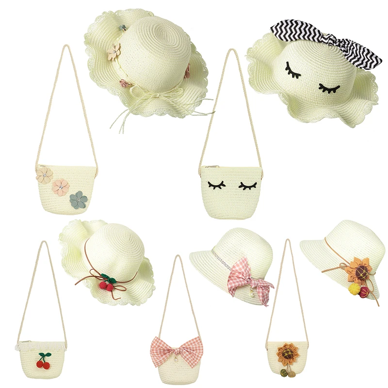 Summer Children's Woven Straw Hat wide brim Girl strawberry princess Beach Travel Sunscreen Wave Lace Sun Cap
Summer Children's Woven Straw Hat wide brim Girl strawberry princess Beach Travel Sunscreen Wave Lace Sun Cap