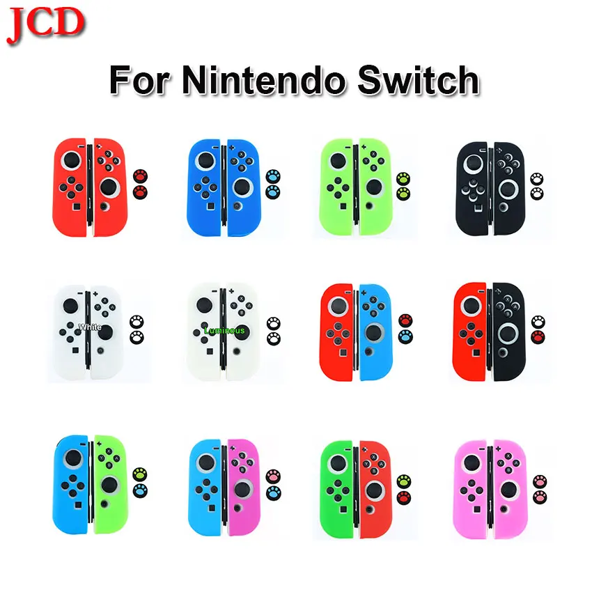 JCD Soft Cover Protective Silicone Shell Case with Cute Cat Paw Claw Thumbstick Joystick Grip Cap for Nintendo Switch NS Joy-Con
JCD Soft Cover Protective Silicone Shell Case with Cute Cat Paw Claw Thumbstick Joystick Grip Cap for Nintendo Switch NS Joy-Con