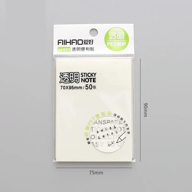 50sheets/set Sticky Notes Transparent Memo Pads School Stationery Suppliers Office Accessories Presented By Kevin&sasa Crafts
50sheets/set Sticky Notes Transparent Memo Pads School Stationery Suppliers Office Accessories Presented By Kevin&sasa Crafts