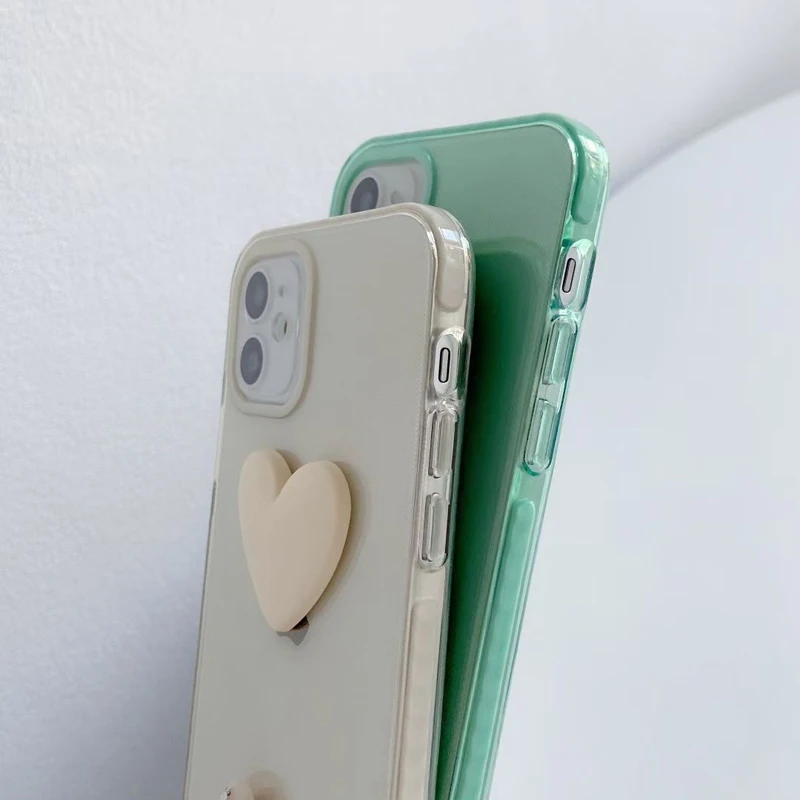 Three-dimensional Love Heart Phone Case For iPhone 12 11 Pro Max X XR XS Max 7 8 Plus Transparent Back Cover
Three-dimensional Love Heart Phone Case For iPhone 12 11 Pro Max X XR XS Max 7 8 Plus Transparent Back Cover