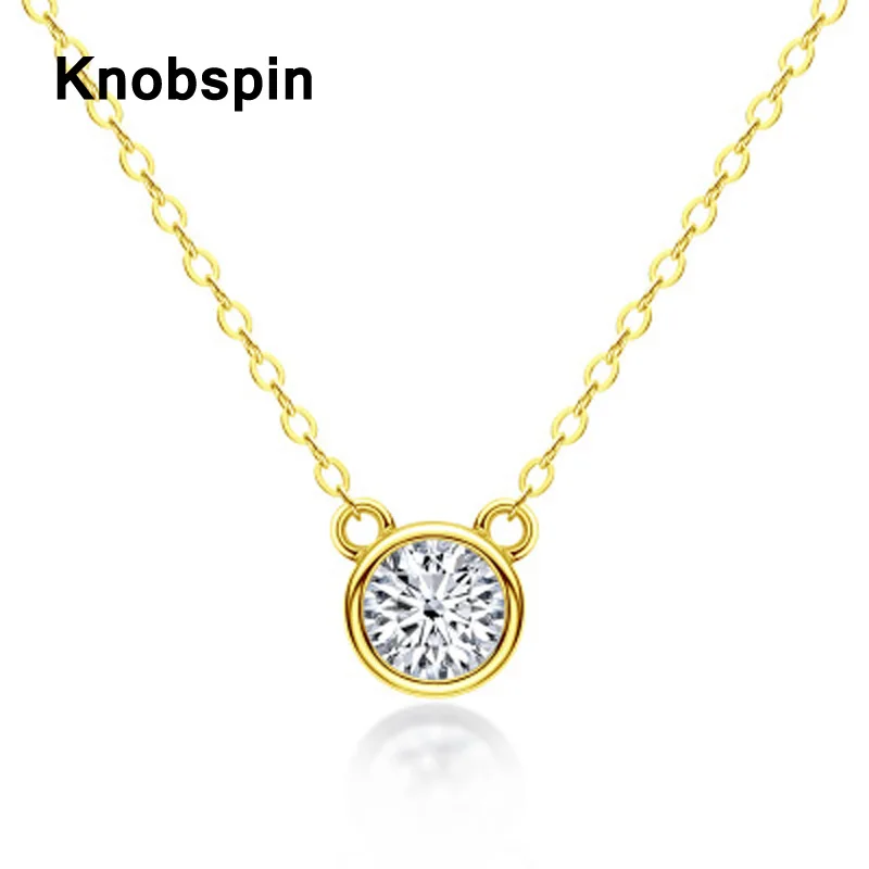 Knobspin Real 100% 925 Sterling Silver 2021 Fashion 1 Carat Joying Moissanite For Women Necklaces Fine Jewelry Love Gift Wedding
Knobspin Real 100% 925 Sterling Silver 2021 Fashion 1 Carat Joying Moissanite For Women Necklaces Fine Jewelry Love Gift Wedding