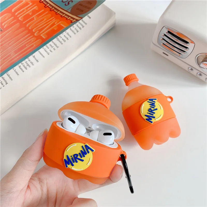 For Airpods 1/2 Case,3D Orange juice Bottle Case For AIrpods Case Silicone Earphone Headphone Cover For Airpods PrO Case
For Airpods 1/2 Case,3D Orange juice Bottle Case For AIrpods Case Silicone Earphone Headphone Cover For Airpods PrO Case