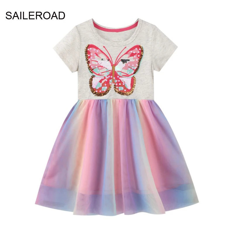 SAILEROAD 2-7Y Summer Girl Butterfly Dress Children Cotton Short Sleeve Dresses Kids Dress for Girls Fashion Girl Clothes
SAILEROAD 2-7Y Summer Girl Butterfly Dress Children Cotton Short Sleeve Dresses Kids Dress for Girls Fashion Girl Clothes