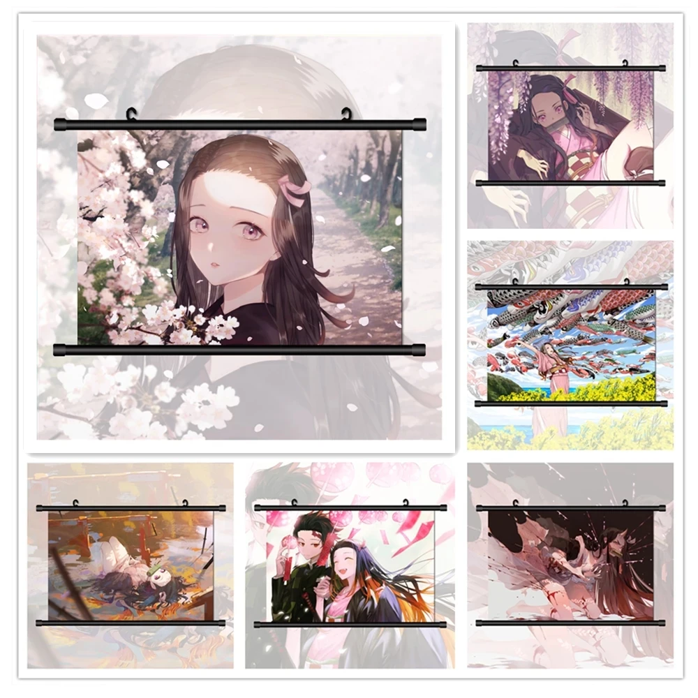 Wall Art Kimetsu No Yaiba Canvas Pictures Demon Slayer Poster Plastic Scroll Hanging Manga Painting Print Home Decor Living Room 
Wall Art Kimetsu No Yaiba Canvas Pictures Demon Slayer Poster Plastic Scroll Hanging Manga Painting Print Home Decor Living Room