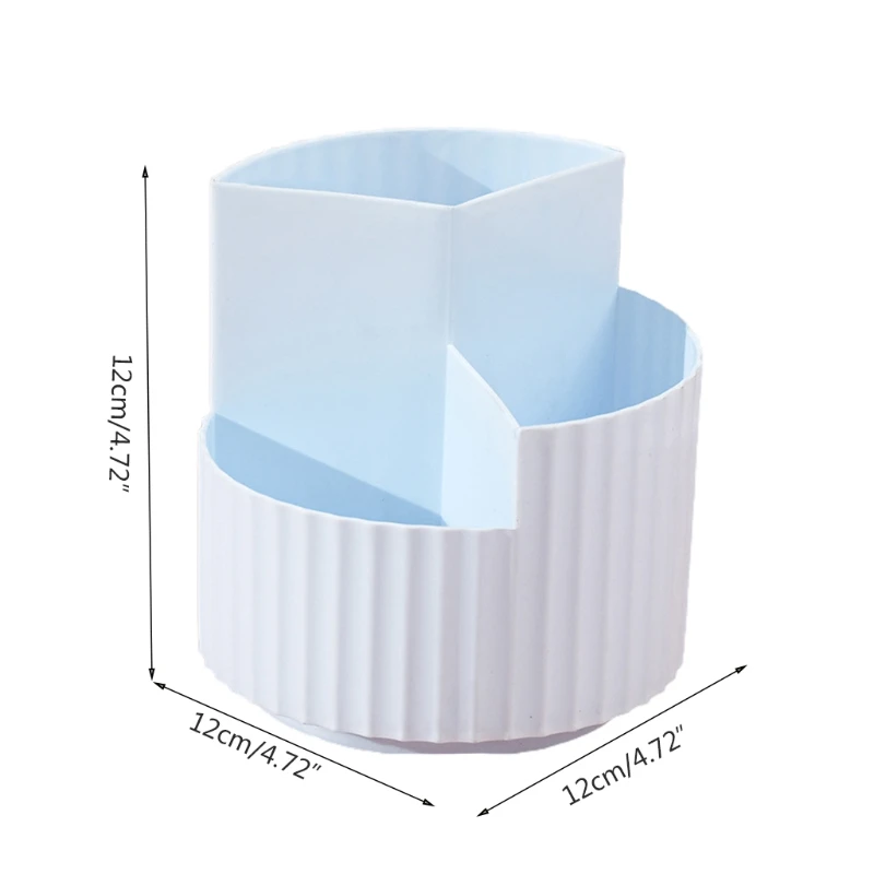 Desktop Pen Holder 360-Degree Rotating Makeup Brush Desk Organizer 3 Compartments Pen Cup Utensil Household Desktop Pen
Desktop Pen Holder 360-Degree Rotating Makeup Brush Desk Organizer 3 Compartments Pen Cup Utensil Household Desktop Pen