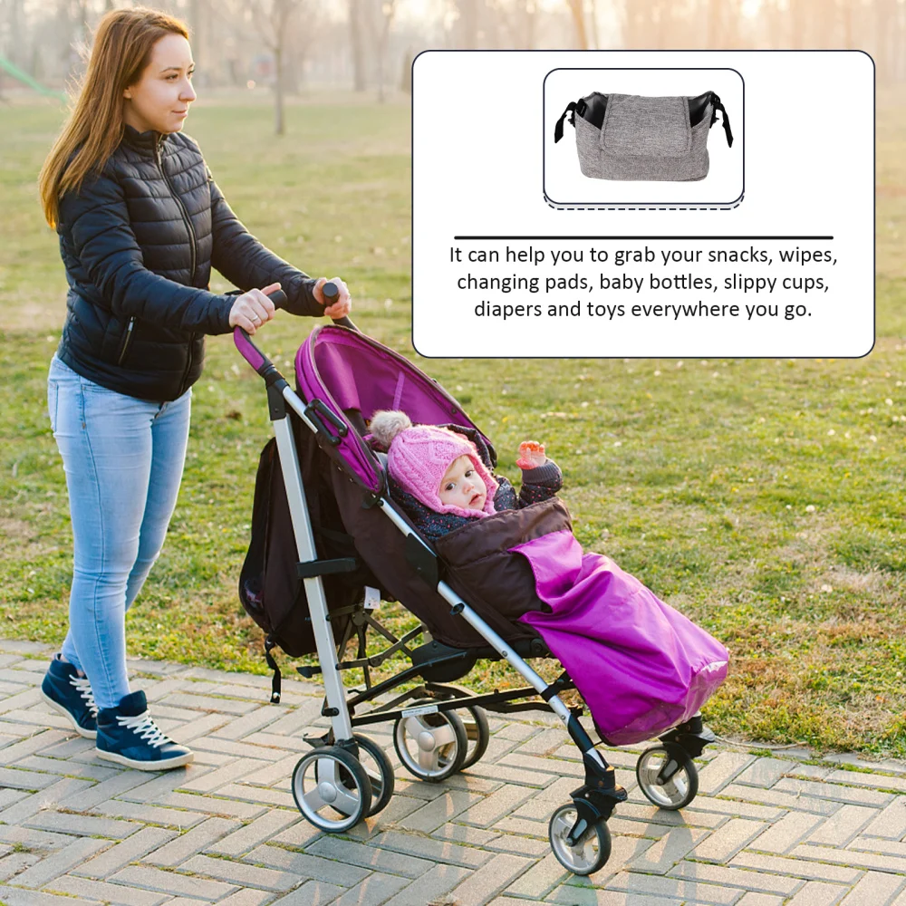 1Pc Stroller Organizer Bag Strap Fits Stroller Baby Bag Cradle Storage Bag 
1Pc Stroller Organizer Bag Strap Fits Stroller Baby Bag Cradle Storage Bag