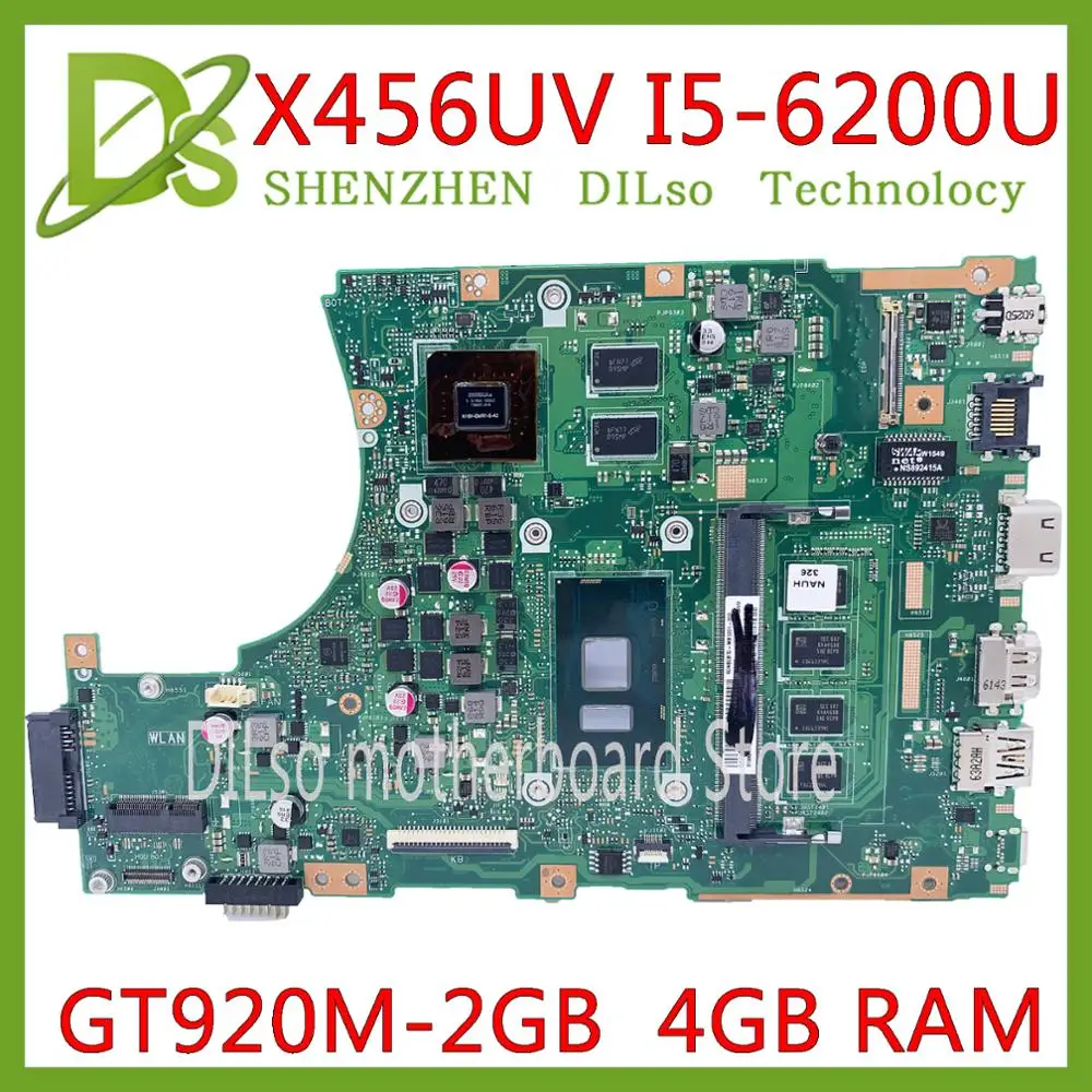 KEFU X456UV материнская плата для ASUS X456UF X456UJ X456UQ X456UB A456U материнская плата для ноутбука DDR4 4GB i5-6500U CPU GT920M оригинальный тест
KEFU X456UV материнская плата для ASUS X456UF X456UJ X456UQ X456UB A456U материнская плата для ноутбука DDR4 4GB i5-6500U CPU GT920M оригинальный тест