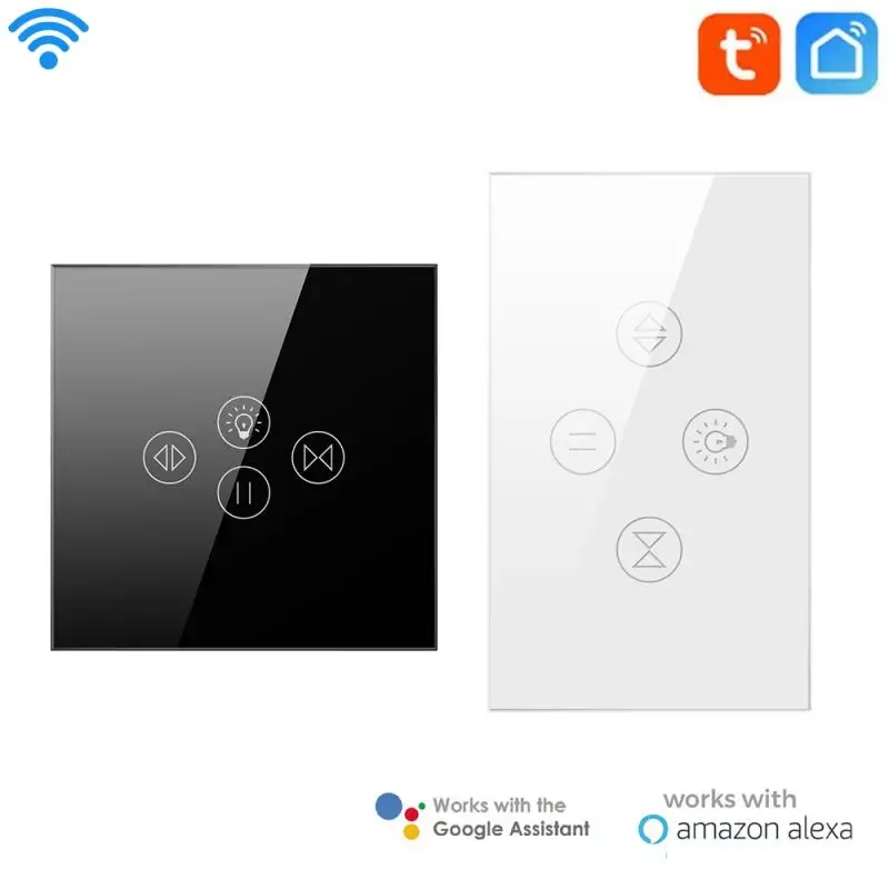 Умный светильник ель для штор Tuya, Wi-Fi Сенсорная панель со стеклянным экраном, Голосовое управление, беспроводные настенные выключатели, дис... 
Умный светильник ель для штор Tuya, Wi-Fi Сенсорная панель со стеклянным экраном, Голосовое управление, беспроводные настенные выключатели, дис...