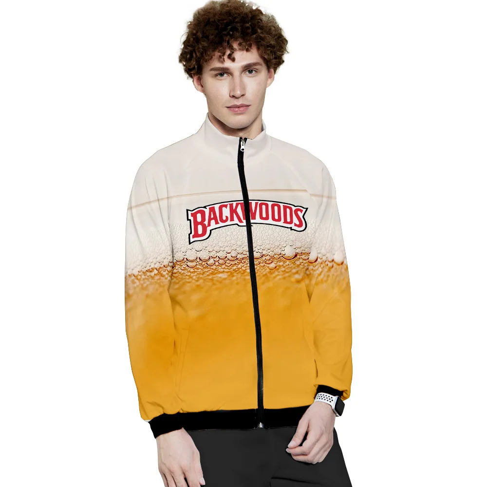 New 3D Cigar Beer BACKWOODS Zipper Jackets Casual Hoodies Fashion Harajuku Autumn Spring Clothes Sweatshirt Streetwear Jacket
New 3D Cigar Beer BACKWOODS Zipper Jackets Casual Hoodies Fashion Harajuku Autumn Spring Clothes Sweatshirt Streetwear Jacket
