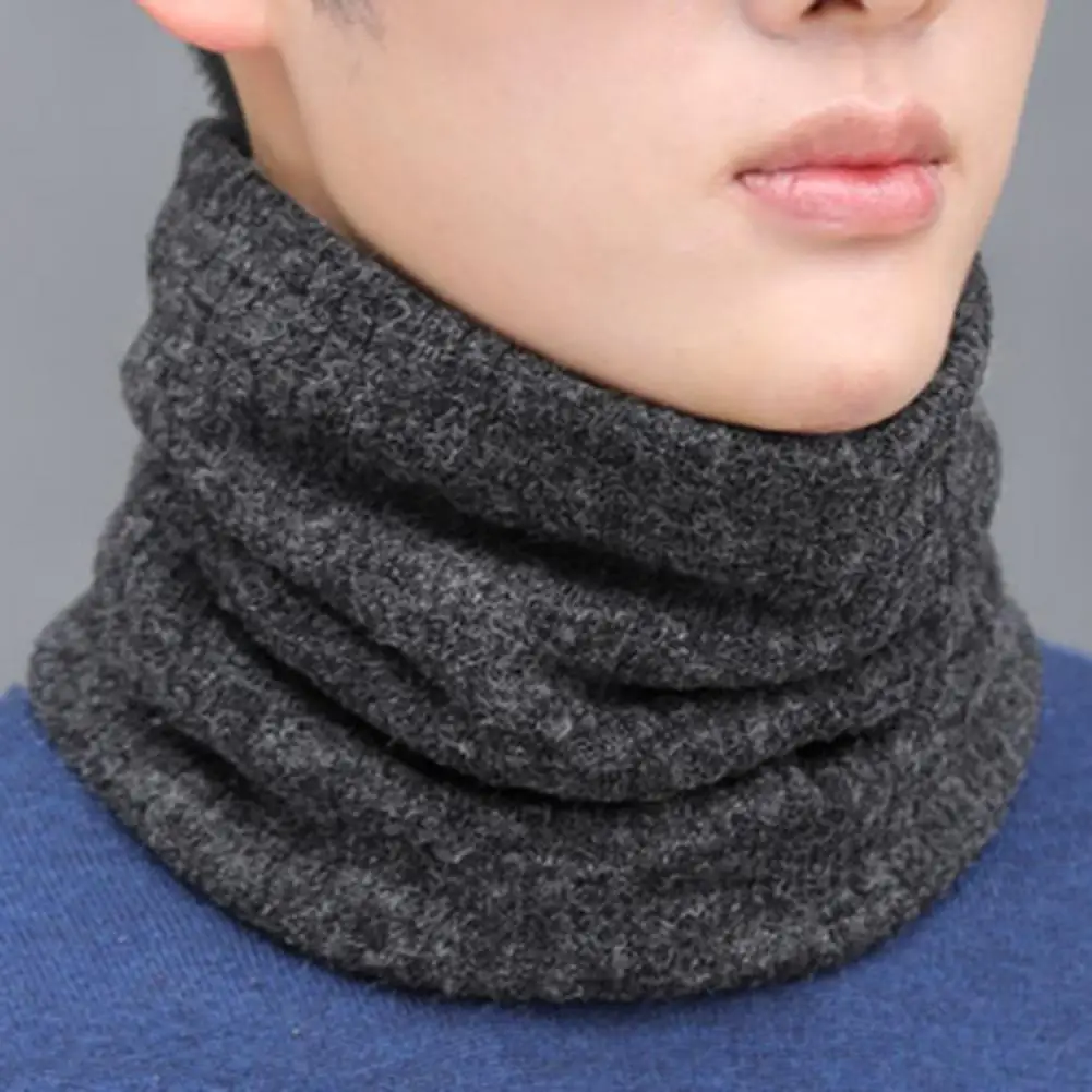 Neck Scarf Practical Warm Breathable Winter Face Cover Solid Color Elastic Unisex Scarf 
Neck Scarf Practical Warm Breathable Winter Face Cover Solid Color Elastic Unisex Scarf