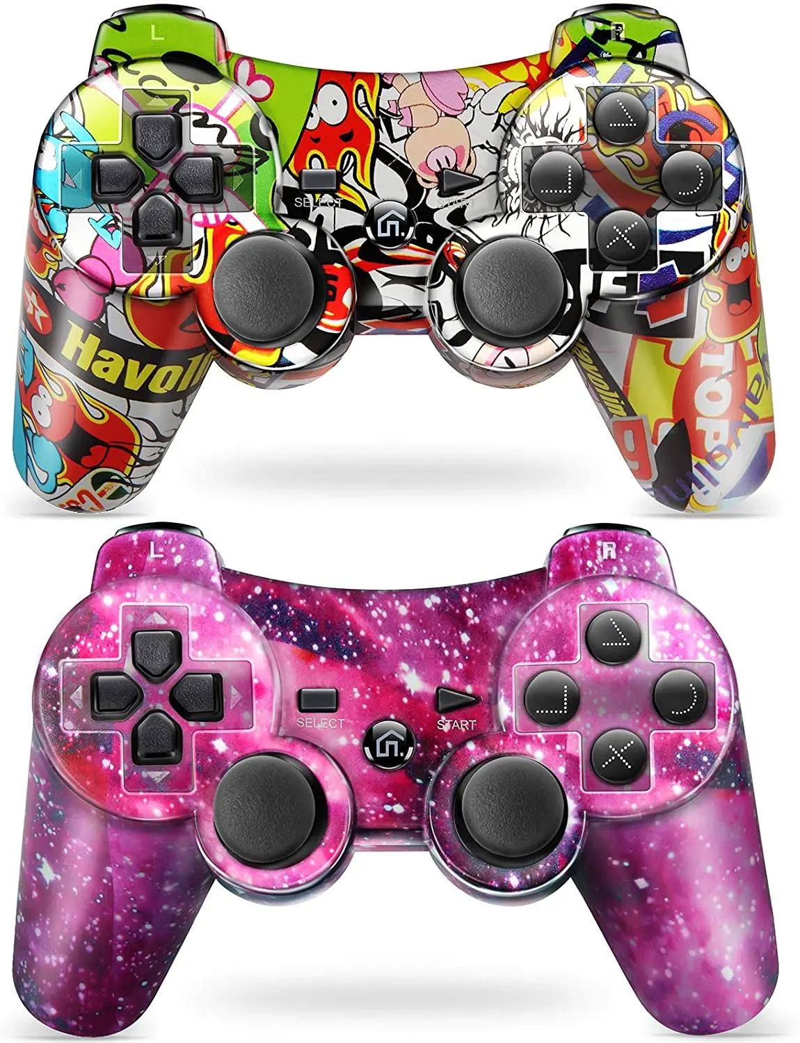 Puning 2Pack Wireless Controller for PS3 Controller, Wireless Controller with Upgraded Joystick Compatible with Playstation 
Puning 2Pack Wireless Controller for PS3 Controller, Wireless Controller with Upgraded Joystick Compatible with Playstation