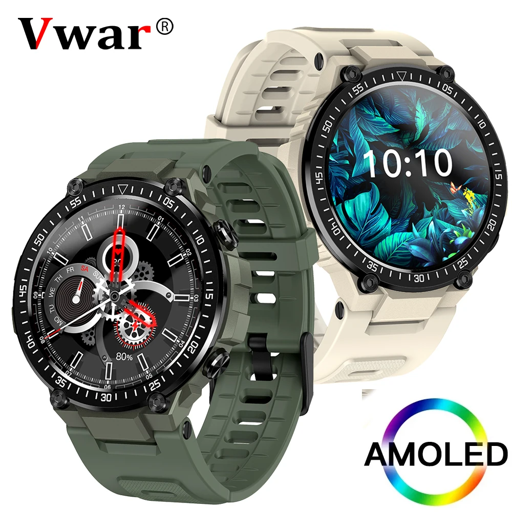 Vwar 2022 Смарт-часы AMOLED экран для мужчин Спорт на открытом воздухе Водонепроницаемый Фитнес-трекер монитор кислорода в крови Смарт-часы T-REX Pro
Vwar 2022 Смарт-часы AMOLED экран для мужчин Спорт на открытом воздухе Водонепроницаемый Фитнес-трекер монитор кислорода в крови Смарт-часы T-REX Pro