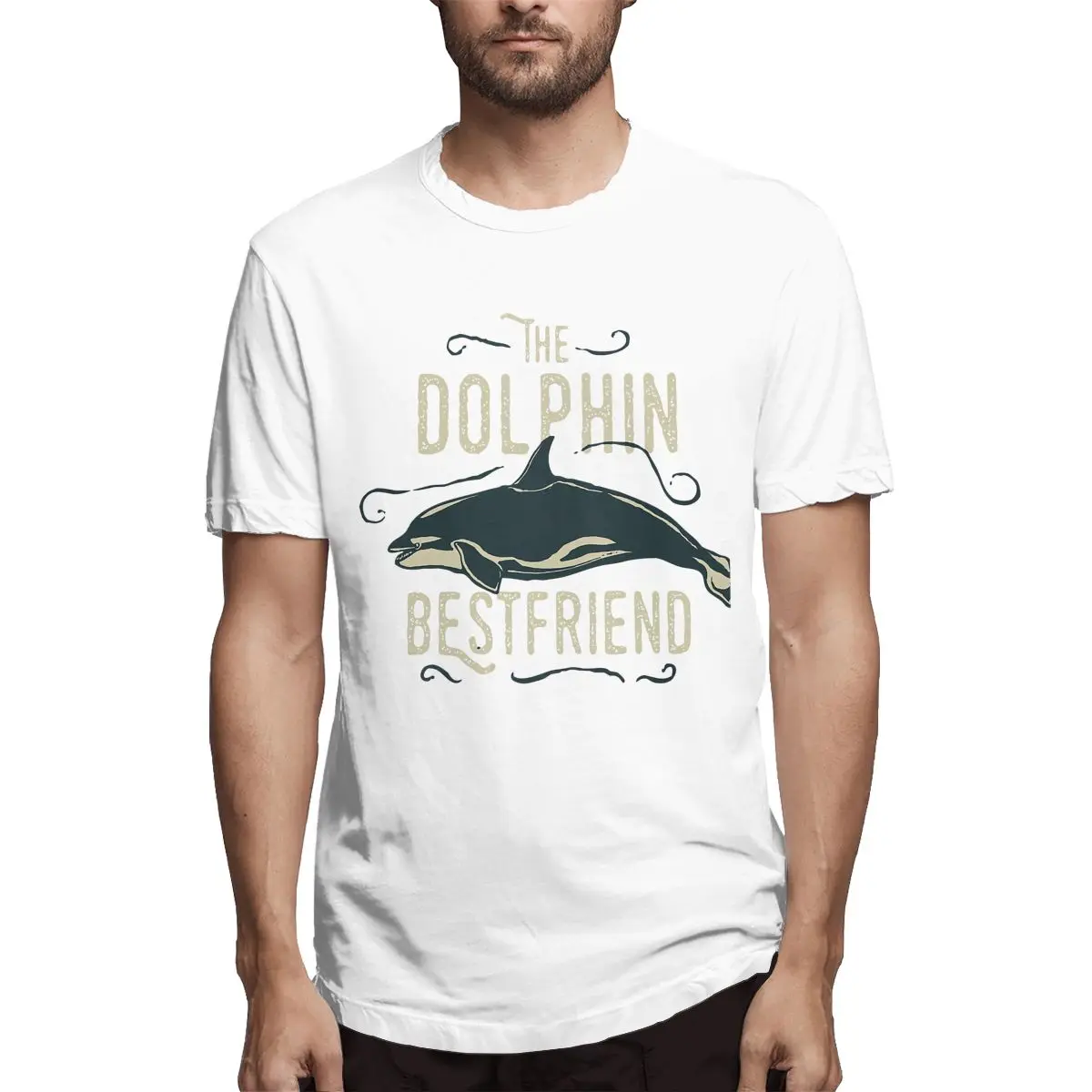 Delphin Men's Classic T-Shirt Amazing Tee Shirt Short Sleeve Round Neck T-Shirt Cotton Party Clothes
Delphin Men's Classic T-Shirt Amazing Tee Shirt Short Sleeve Round Neck T-Shirt Cotton Party Clothes