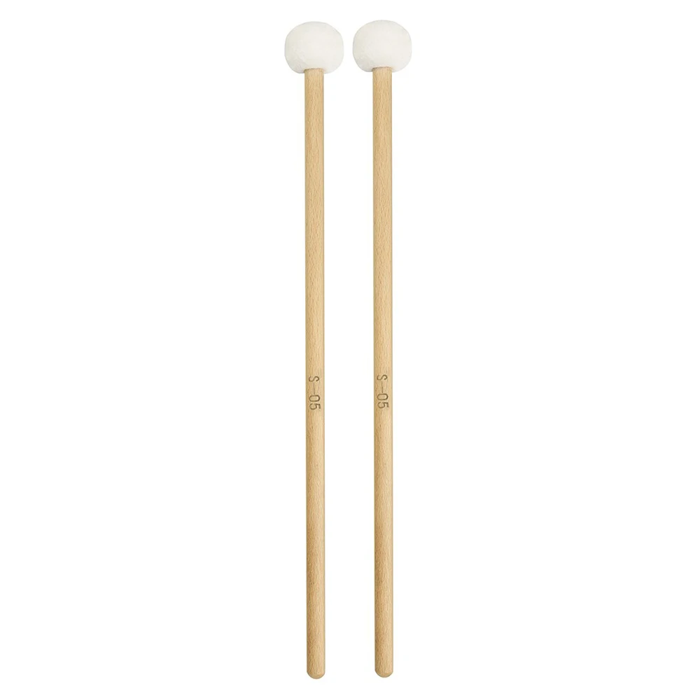 1 Pair Felt Mallets Drumsticks Drum Sticks with Wood Handle for Percussion Instrument Accessaries
1 Pair Felt Mallets Drumsticks Drum Sticks with Wood Handle for Percussion Instrument Accessaries