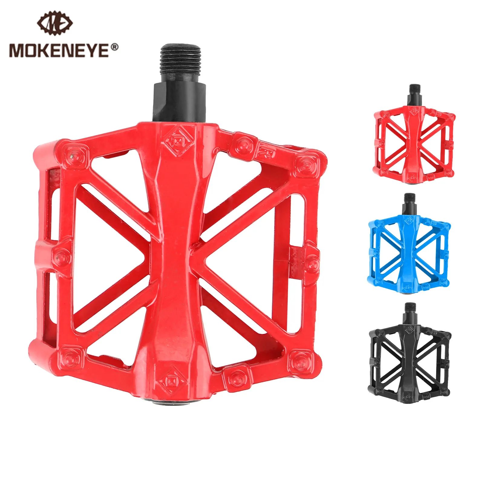 Bike Pedals Universal Aluminum Alloy MTB Sealed Bearings Bicycle Pedal Wide Flat Cycling Pedal With Removable Anti Skid Cleats
Bike Pedals Universal Aluminum Alloy MTB Sealed Bearings Bicycle Pedal Wide Flat Cycling Pedal With Removable Anti Skid Cleats