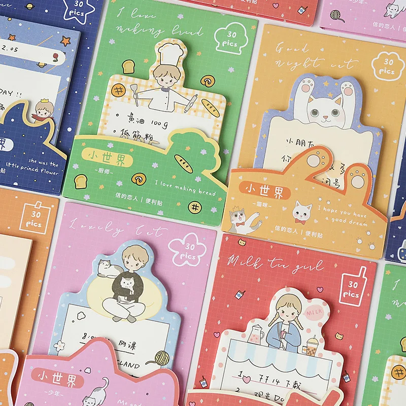 30 Sheets/Pack Cute Kids and My Cats Memo Pads To Do Check List Student Stationery
30 Sheets/Pack Cute Kids and My Cats Memo Pads To Do Check List Student Stationery
