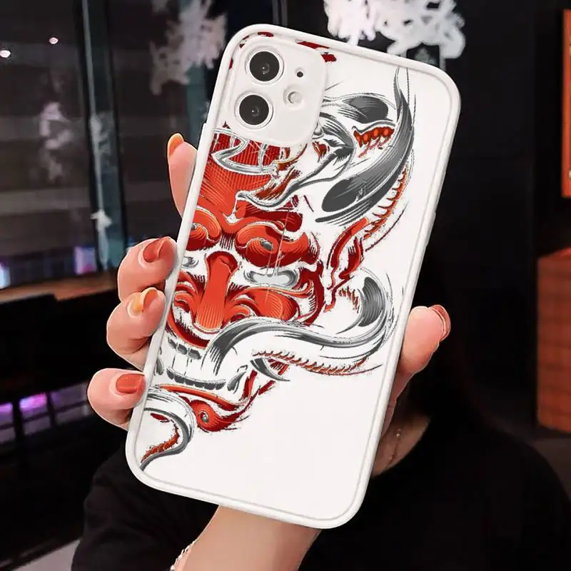 Japanese samurai oni mask Phone Cases Matte Transparent for iPhone 7 8 11 12 s mini pro X XS XR MAX Plus cover funda
Japanese samurai oni mask Phone Cases Matte Transparent for iPhone 7 8 11 12 s mini pro X XS XR MAX Plus cover funda