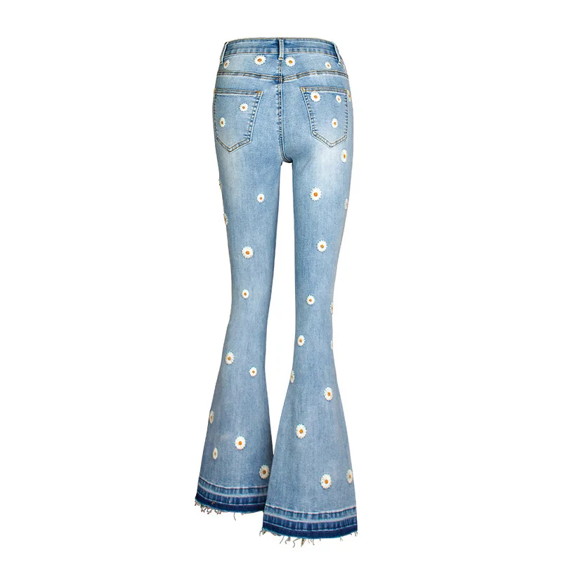 New quick Amazon hot sale European and American women s jeans wide leg pants embroidered horn jeans women
New quick Amazon hot sale European and American women s jeans wide leg pants embroidered horn jeans women
