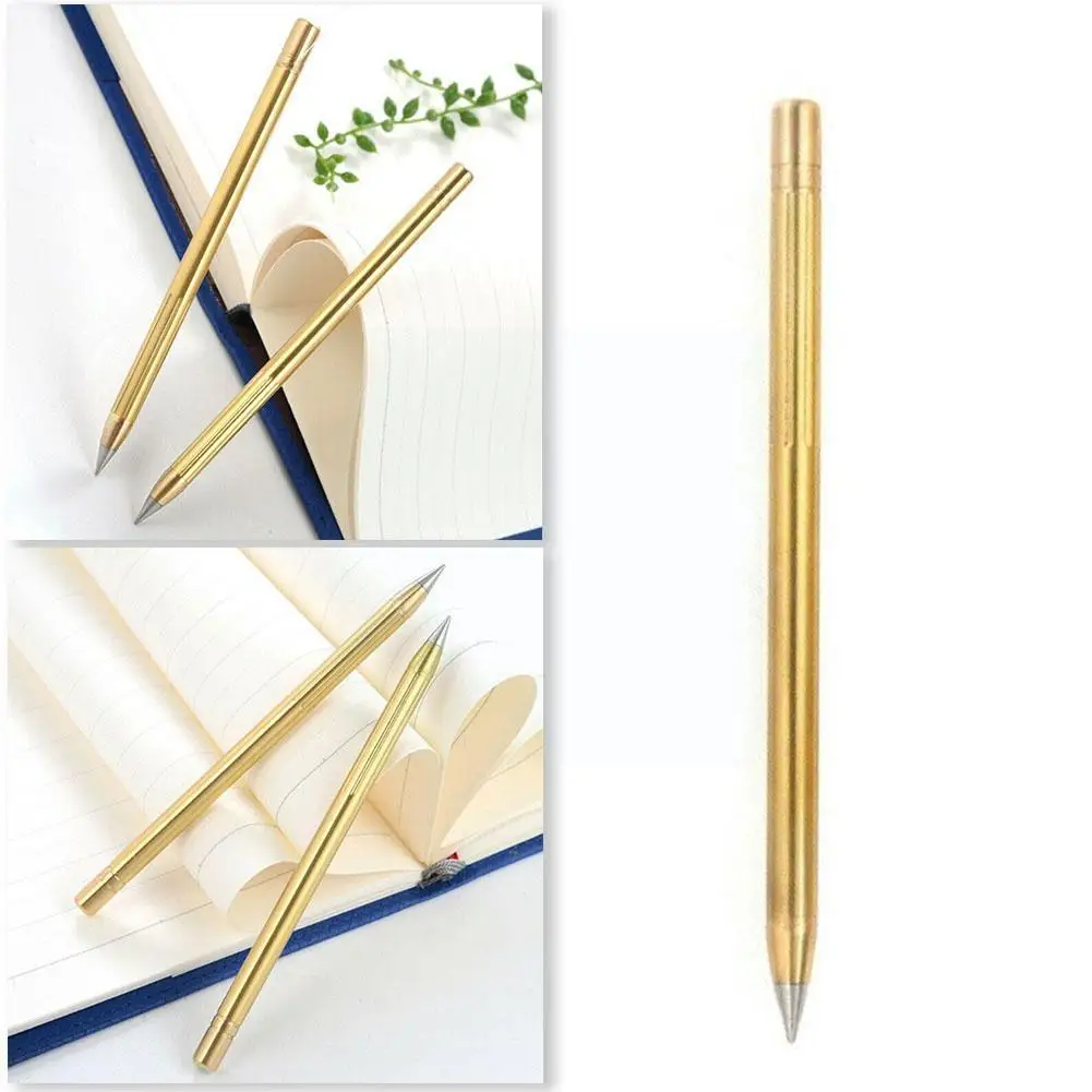 Retro Brass Inkless Pen Pure Brass Metal No-ink Pen 1pcs Outdoor Everlasting Gift Pen Pencil Stylus Travel U1w9 
Retro Brass Inkless Pen Pure Brass Metal No-ink Pen 1pcs Outdoor Everlasting Gift Pen Pencil Stylus Travel U1w9
