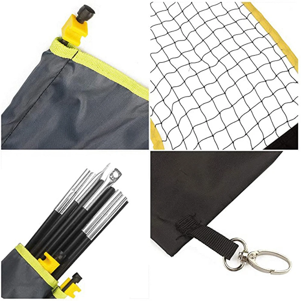 Outdoor Portable Badminton Net Foldable Volleyball Tennis Badminton Nylon Net Rack Badminton Equipment 
Outdoor Portable Badminton Net Foldable Volleyball Tennis Badminton Nylon Net Rack Badminton Equipment