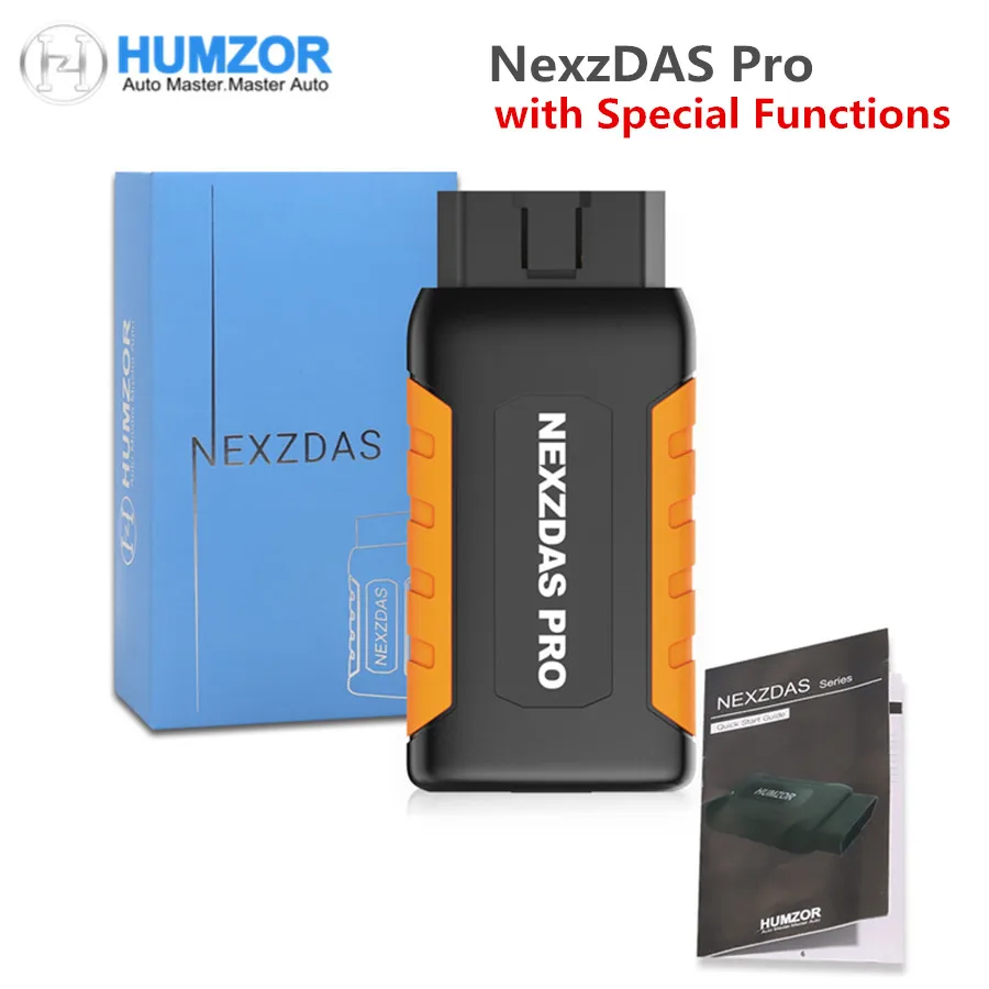 Полнофункциональная система humdd NexzDAS Pro с специальными функциями работает на Android