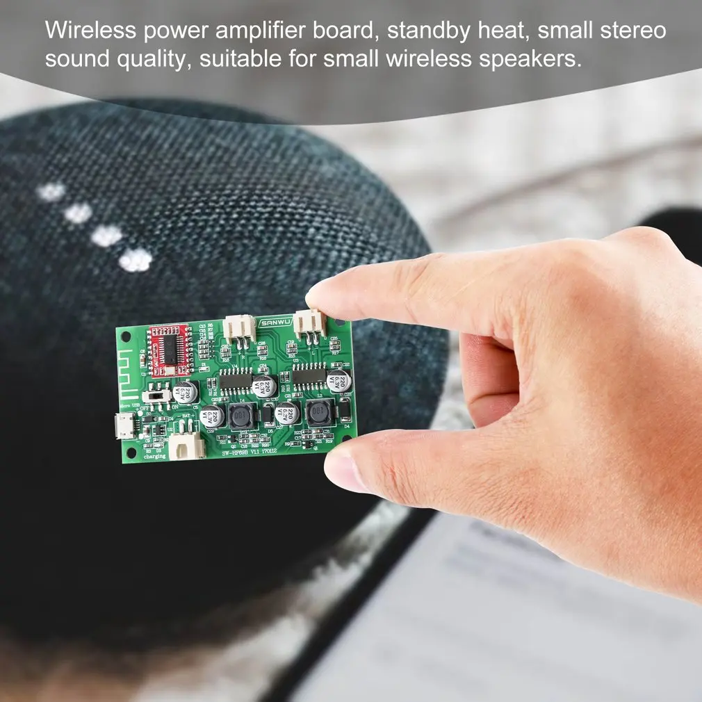 1pcs Power Amplifier Board Speaker Conversion Board 2X6W Rechargeable Lithium Battery With Charge Management Hf69B
1pcs Power Amplifier Board Speaker Conversion Board 2X6W Rechargeable Lithium Battery With Charge Management Hf69B