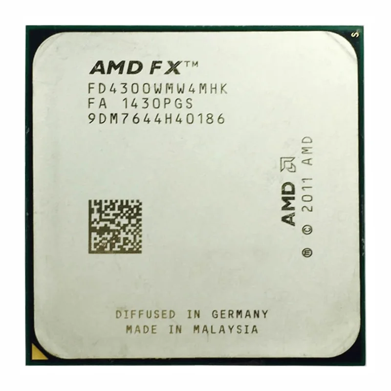 

AMD FX-4300 FX 4300 FX4300 CPU 3.8GHz 95W Socket AM3+ Desktop Quad-Core CPU Processor FD4300WMW4MHK