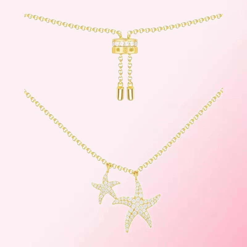 1:1 Make 925 Sterling Silver Custom Marine Style Starfish Fashion Design Necklace
1:1 Make 925 Sterling Silver Custom Marine Style Starfish Fashion Design Necklace