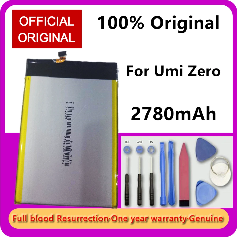 Umi Zero аккумулятор 100% оригинальный 2780 мАч Аккумулятор AKKU PIL отслеживание +