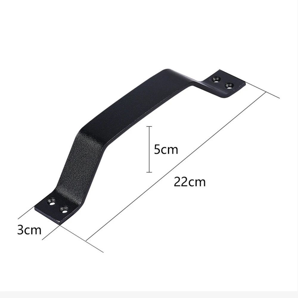 Fashion Black Cabinet Handles Simple Sliding Barn Door Handle Comfortable Handy Touch Gate Handle Pull Door Hardware
Fashion Black Cabinet Handles Simple Sliding Barn Door Handle Comfortable Handy Touch Gate Handle Pull Door Hardware
