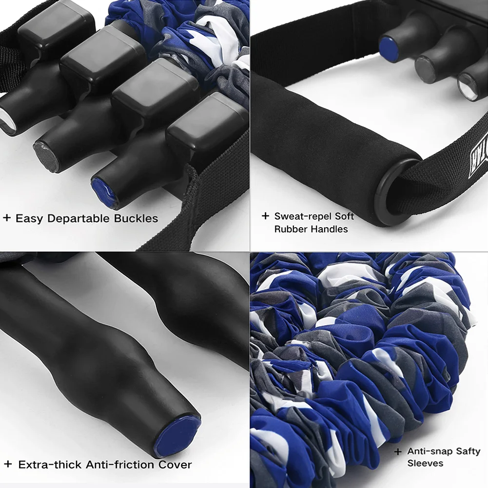NEW Resistance Band Chest Training Expander Elastic Pull-rope Strength Trainer Fitness Home Gym Workouts Equipment
NEW Resistance Band Chest Training Expander Elastic Pull-rope Strength Trainer Fitness Home Gym Workouts Equipment