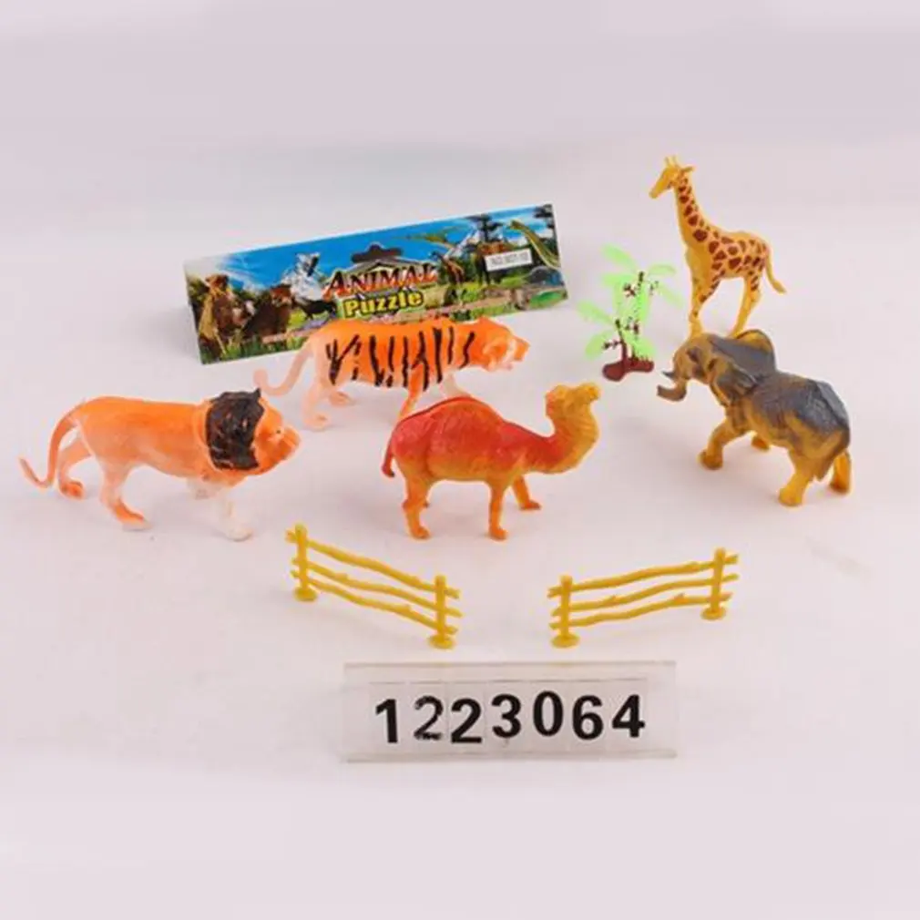 CJ-1223064 Animals Set Simulation Lifelike Animals Collection Toys For Children Birthday Gift Educational Toys