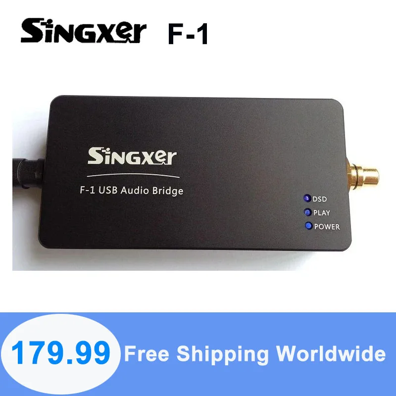 SINGXER F-1 XMOS Цифровой интерфейс USB Module с чипом XU208, Высококачественная улучшенная версия U8 с алюминиевым защитным чехлом CNC
SINGXER F-1 XMOS Цифровой интерфейс USB Module с чипом XU208, Высококачественная улучшенная версия U8 с алюминиевым защитным чехлом CNC