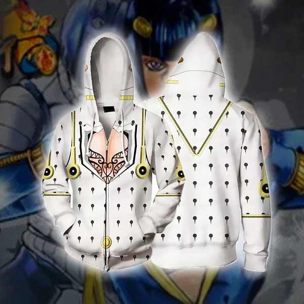 COFUN JoJo' Bizarre Adventure Uniform Casual Jacket Cosplay Costume Long Sleeve Hoodie oversized hoodie anime hoodies
COFUN JoJo' Bizarre Adventure Uniform Casual Jacket Cosplay Costume Long Sleeve Hoodie oversized hoodie anime hoodies