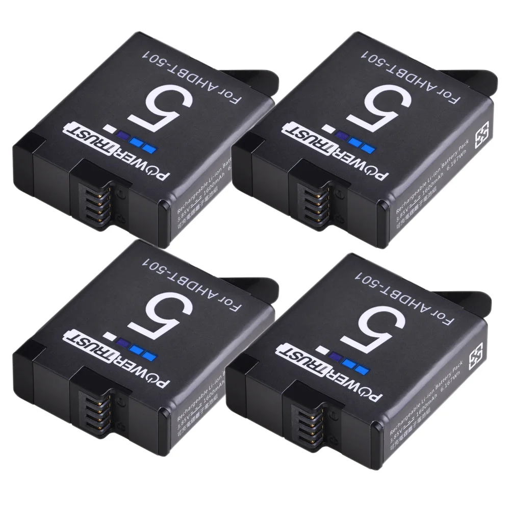 Аккумулятор AHDBT501 для GoPro Hero 5 аккумулятор Black (2018) 6 7 черная камера Akku | Электроника