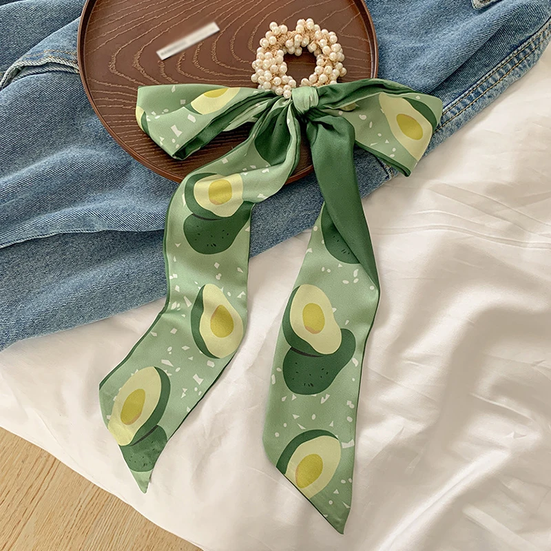 Summer fresh fruit hair streamer rope Korean pearl Bow Hair Ring Headdress Sweet headwear hair ornaments Sen hair jewelry female
Summer fresh fruit hair streamer rope Korean pearl Bow Hair Ring Headdress Sweet headwear hair ornaments Sen hair jewelry female