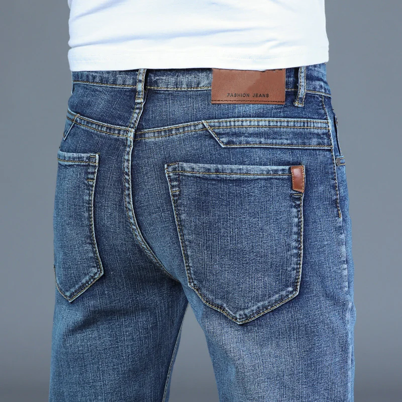 2021 Spring Autumn Men's Smart Jeans Business Fashion Straight Regular Stretch Denim Pants Trousers Classic Men Size 28-40
2021 Spring Autumn Men's Smart Jeans Business Fashion Straight Regular Stretch Denim Pants Trousers Classic Men Size 28-40