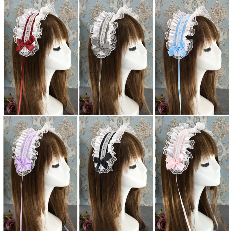 New Japanese soft sister Lolita lace headdress sweet kc hair band hair accessories lo mother maid daily
New Japanese soft sister Lolita lace headdress sweet kc hair band hair accessories lo mother maid daily