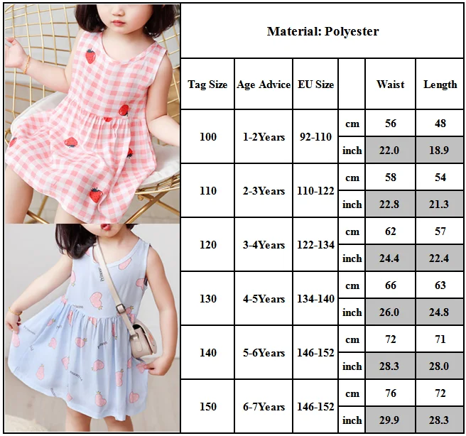 Multiple Colour Summer Girls Sleeveless Printed Children Round Neck Cartoon Dress
Multiple Colour Summer Girls Sleeveless Printed Children Round Neck Cartoon Dress