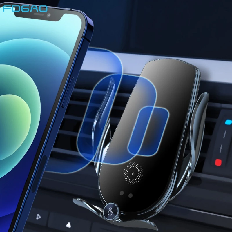 15W Qi Wireless Charger Car Mount Intelligent Infrared Air Vent Car Phone Holder Wireless Car Charger For iPhone 13 12 11 XS XR
15W Qi Wireless Charger Car Mount Intelligent Infrared Air Vent Car Phone Holder Wireless Car Charger For iPhone 13 12 11 XS XR