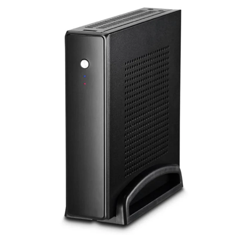 Тонкие Чехлы Mini Itx Usb2.0 2 5 дюйма Hdd Ssd Sgcc компьютерный игровой пк настольный корпус