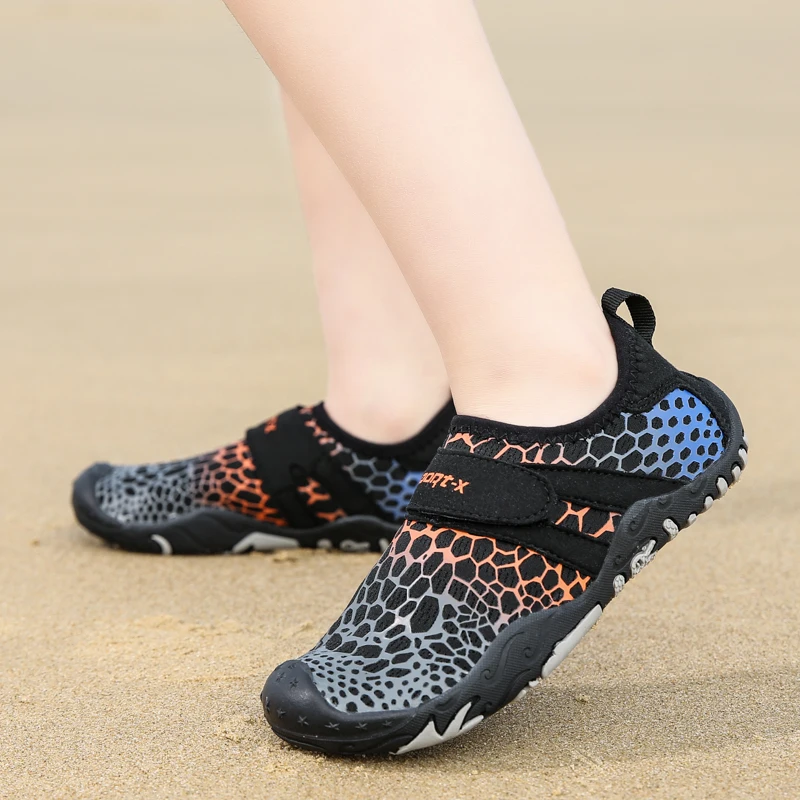 Summer Beach Sneakers Soft Sandals Men’s Outdoor Climbing Wearproof Sport Wading Shoes Student Kids Aqua Shoes Small Size 26
Summer Beach Sneakers Soft Sandals Men’s Outdoor Climbing Wearproof Sport Wading Shoes Student Kids Aqua Shoes Small Size 26