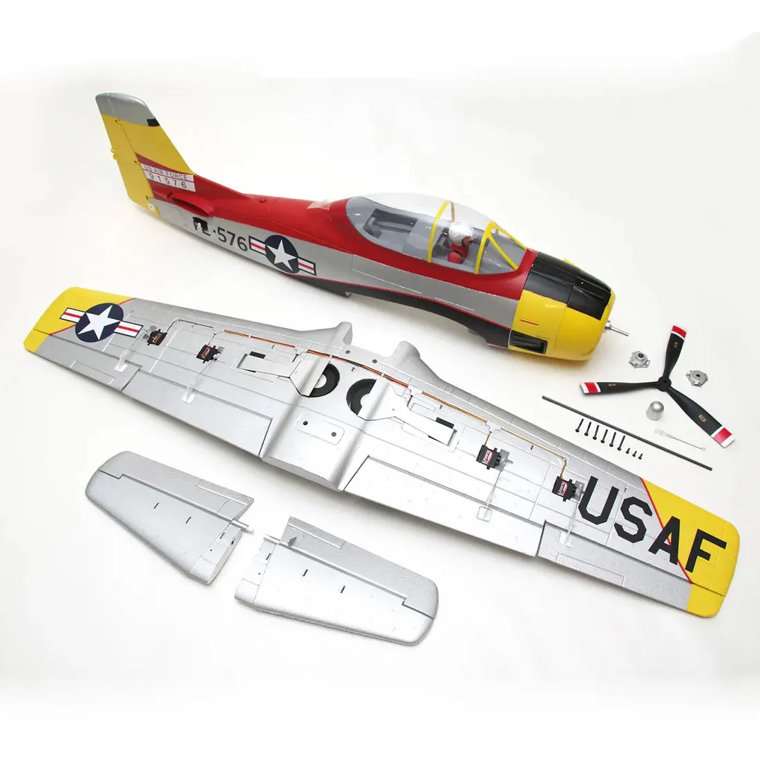 Arrows Hobby 1100mm T-28 Jrojan Lower Single Wing Fighter RC Airplane Model Assembly Fixed-Wing Aircraft Remote Control Toys
Arrows Hobby 1100mm T-28 Jrojan Lower Single Wing Fighter RC Airplane Model Assembly Fixed-Wing Aircraft Remote Control Toys