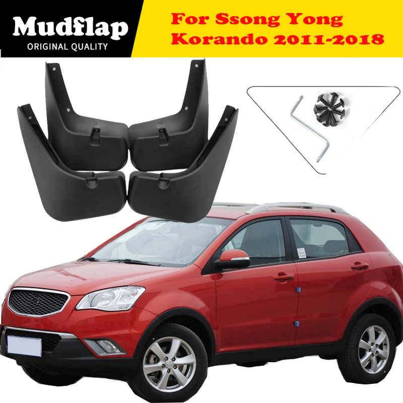 Car Mud Flaps For Ssang Yong Korando Mudguard Splash Guards Fender Mudflaps Accessories 2011 2013 2014 2015 2016 Front Rear 4pc
Car Mud Flaps For Ssang Yong Korando Mudguard Splash Guards Fender Mudflaps Accessories 2011 2013 2014 2015 2016 Front Rear 4pc