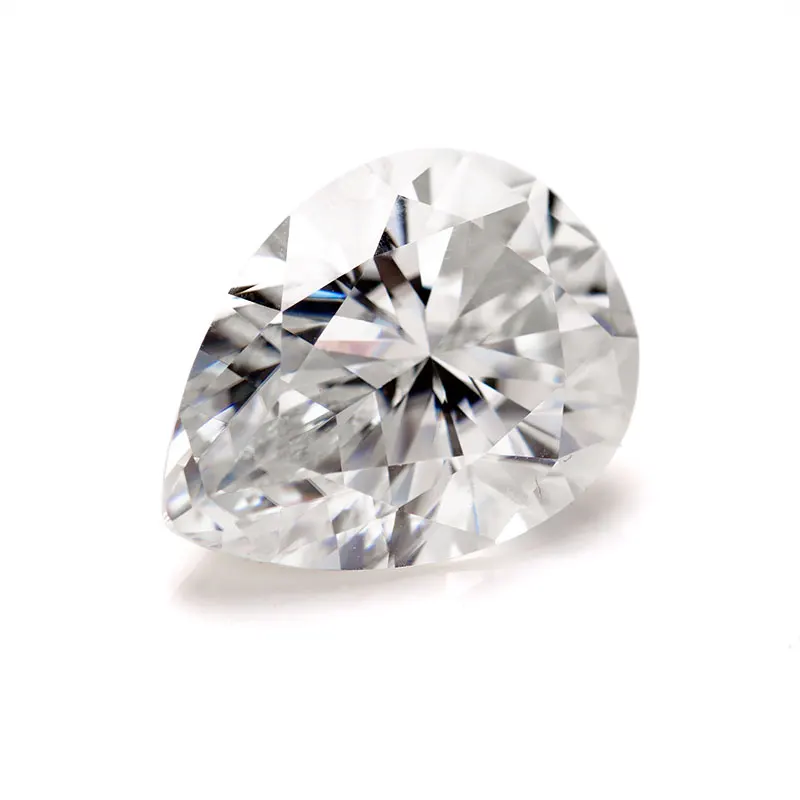 Holycome jewelry 12*16mm white pear cut DEF VVS moissanite diamond loose moissanite 
Holycome jewelry 12*16mm white pear cut DEF VVS moissanite diamond loose moissanite