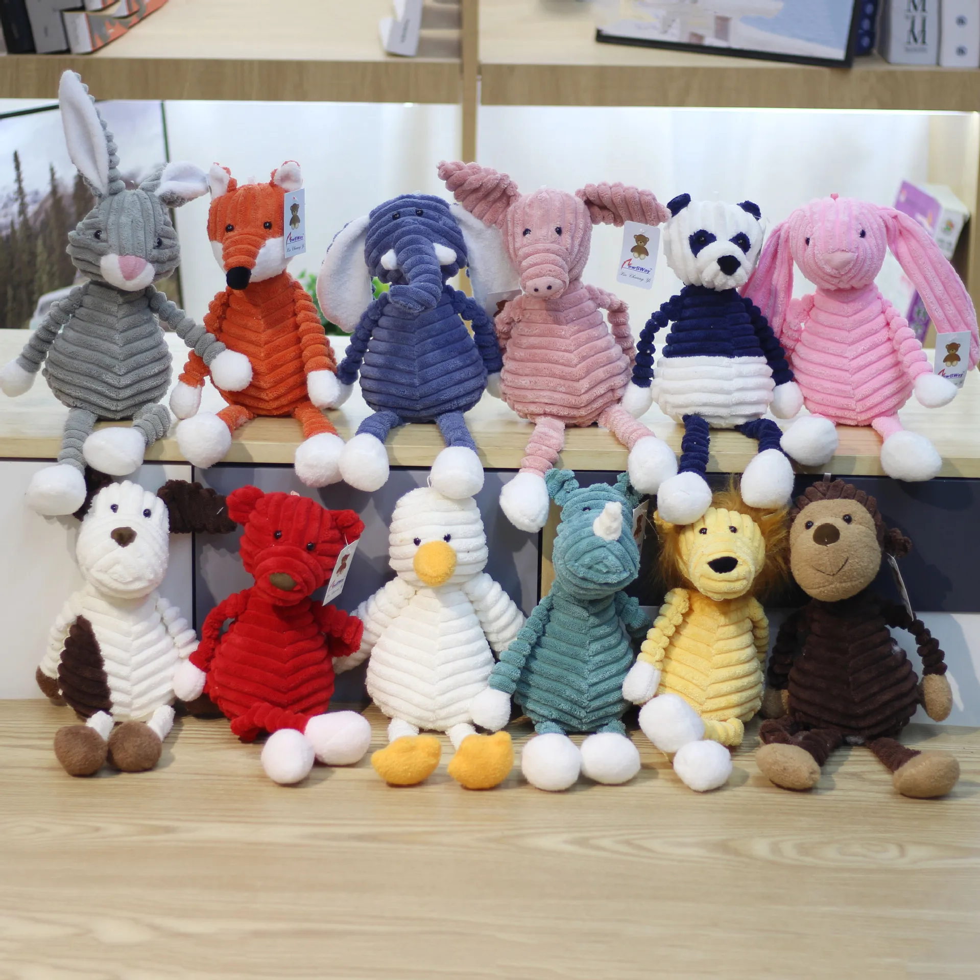 New Stripe animal plush toy boys and girls creative animal doll birthday gift plush kawaii
New Stripe animal plush toy boys and girls creative animal doll birthday gift plush kawaii