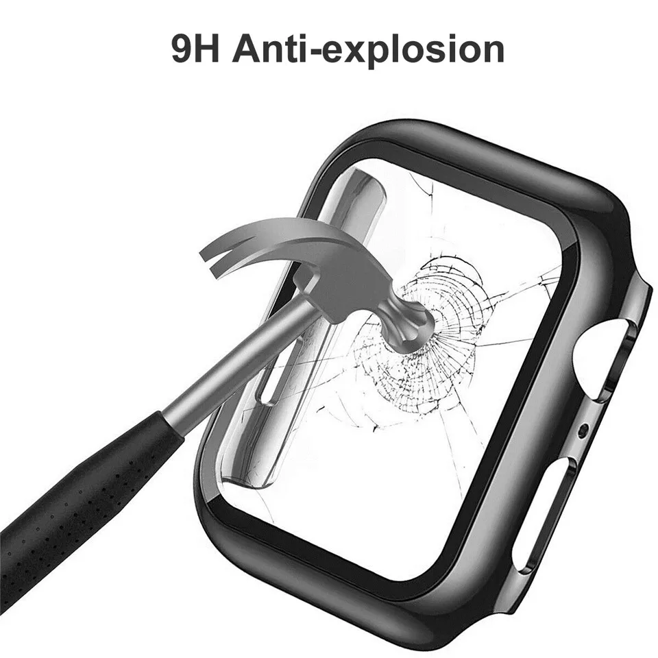Закаленное 3d-стекло для Apple Watch Series 6 5 4 3 2 1 Se 9H ударопрочная Защитная пленка Iwatch 38 40